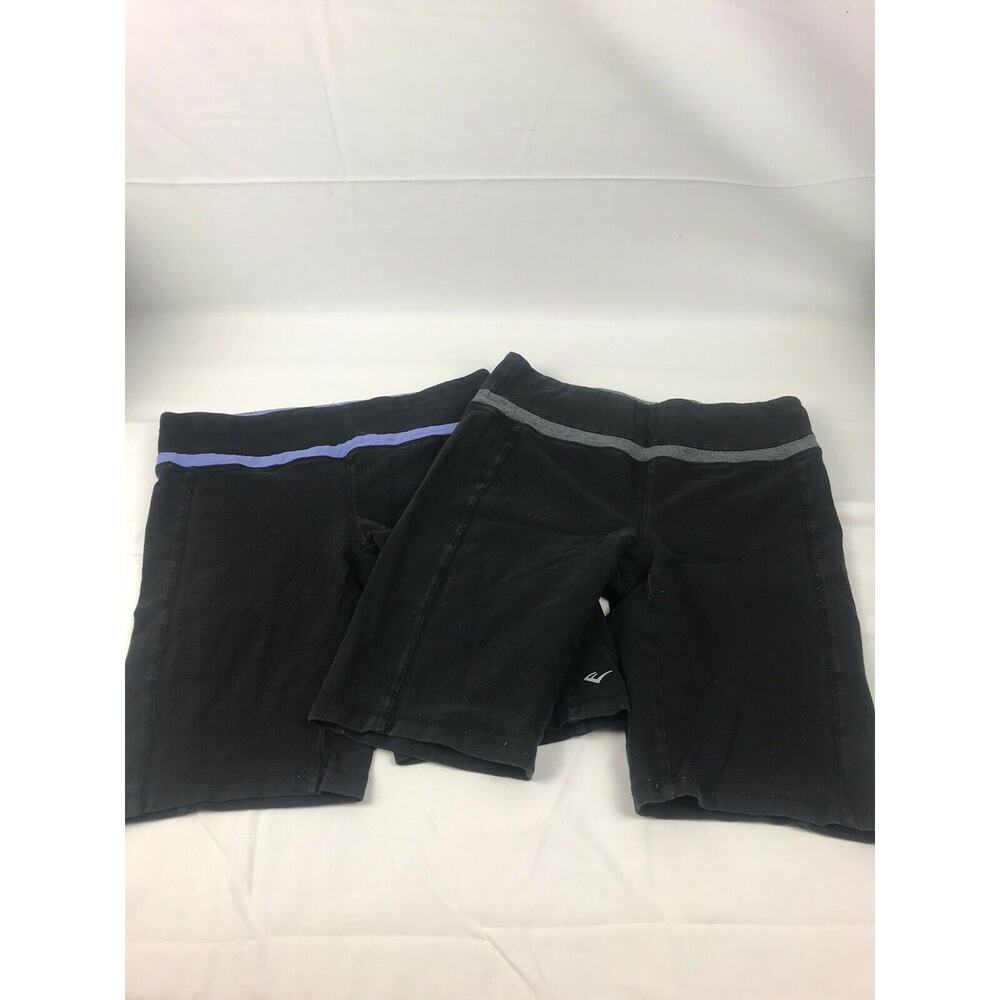 everlast‎ bike shorts womens med Lot Of 2 Purple Grey